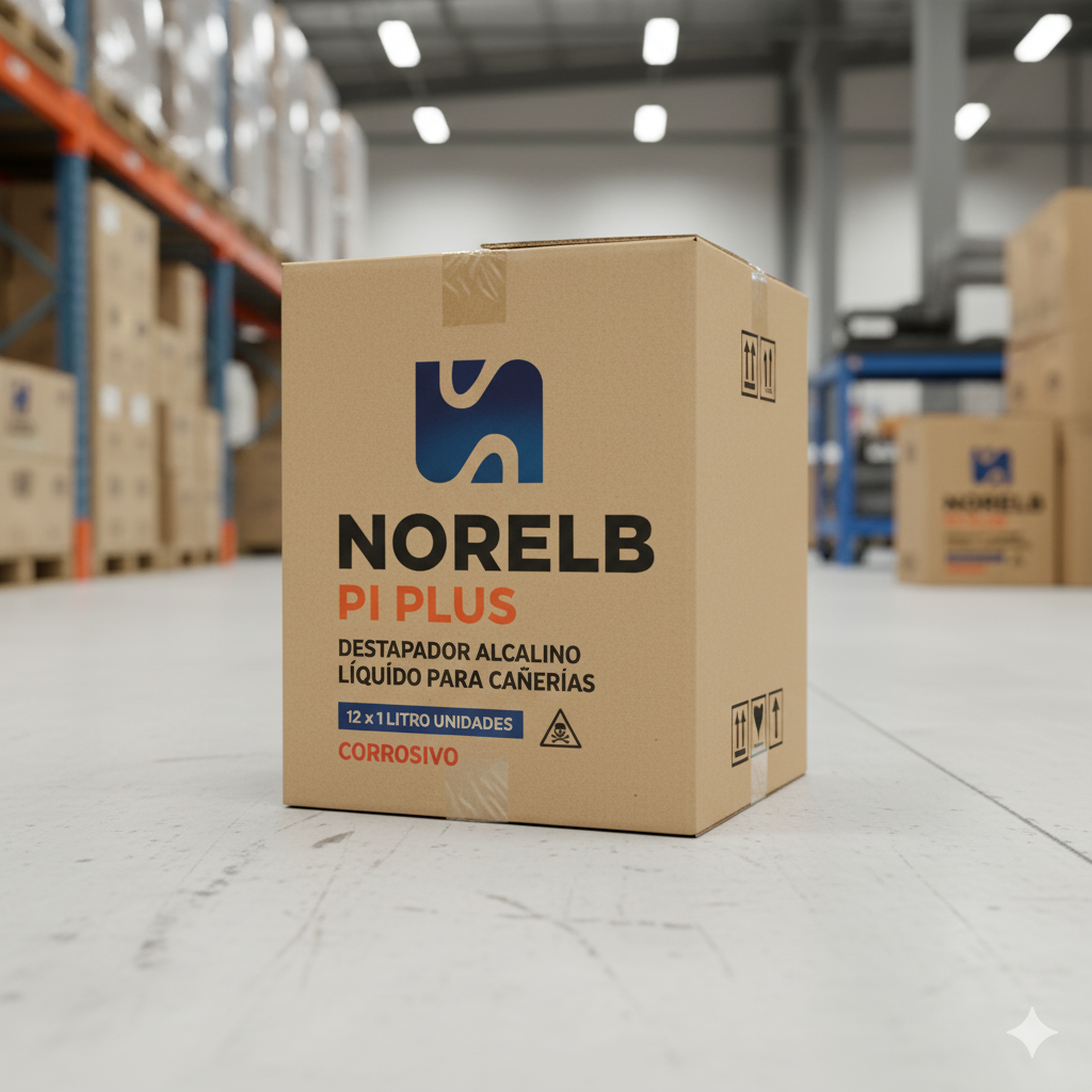 NORELB PI PLUS  (DESTAPADOR ALCALINO LIQUIDO PARA CAÑERIAS)