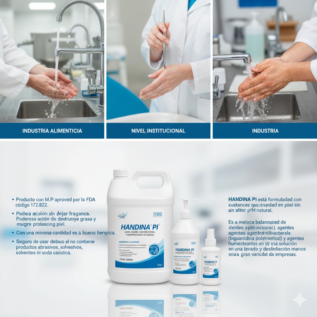 HANDINA PI  (JABÓN ANTIBACTERIAL PARA MANOS)